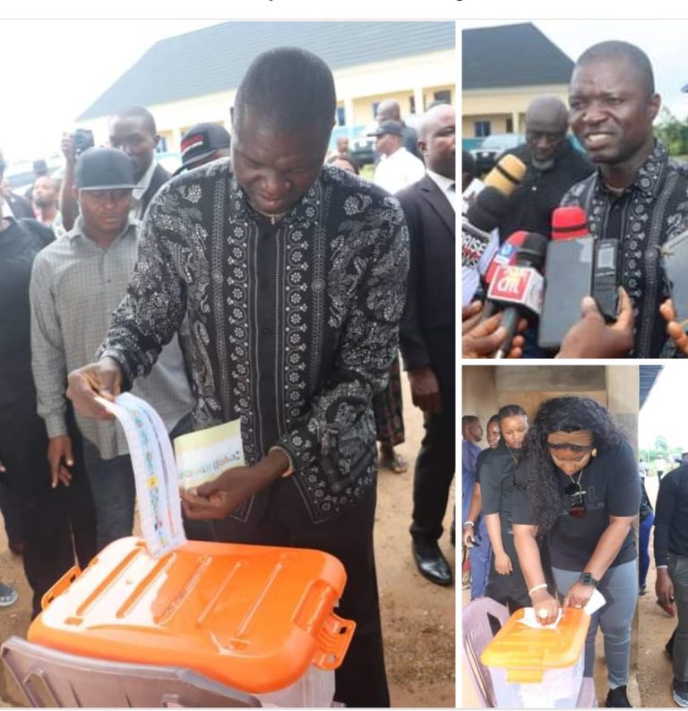 Governor Francis Ogbonna Nwifuru & Wife